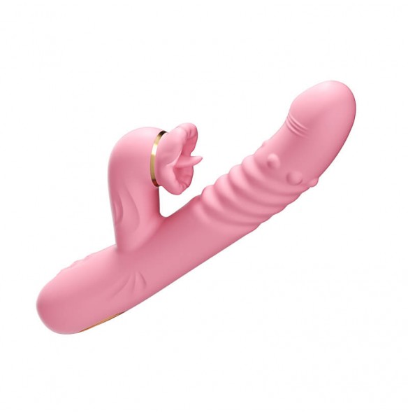 MizzZee - Oral Bliss Heating Licking Rotating Bead Vibrator (Chargeable - Pink) MizzZee - Oral Bliss Heating Licking Rotating Bead Vibrator (Chargeable - Pink)